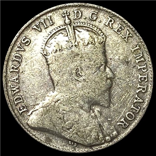 1907 Canada Silver 10 Cents