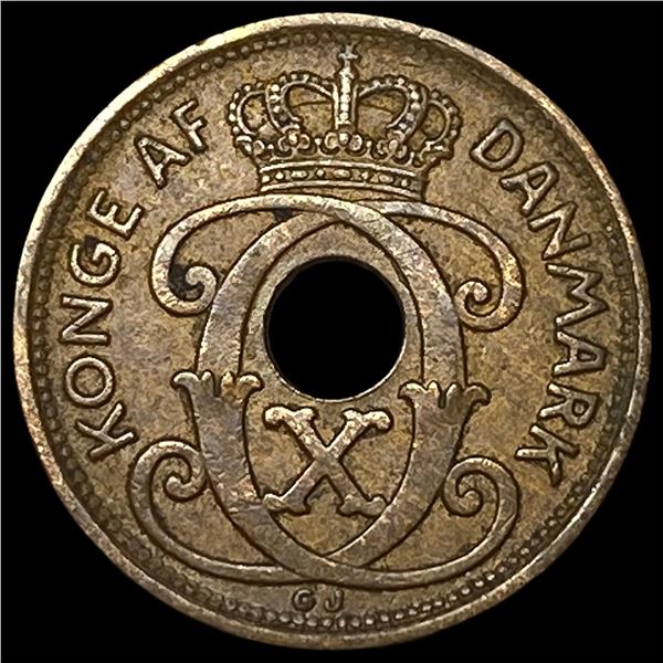 1940 N Denmark Bronze 1 Ore
