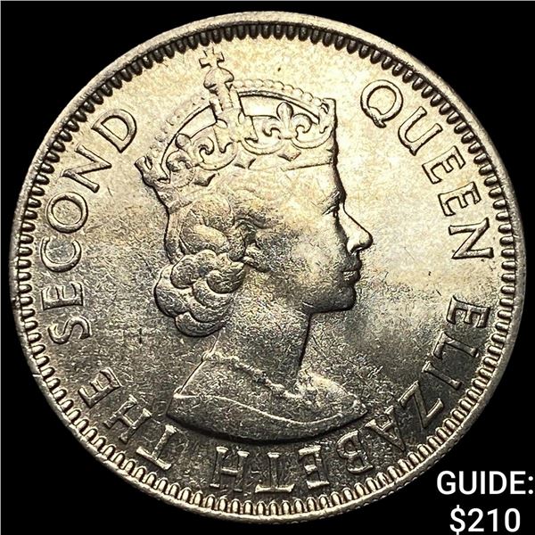 1955 Cyprus Copper Nickel 50 Mils