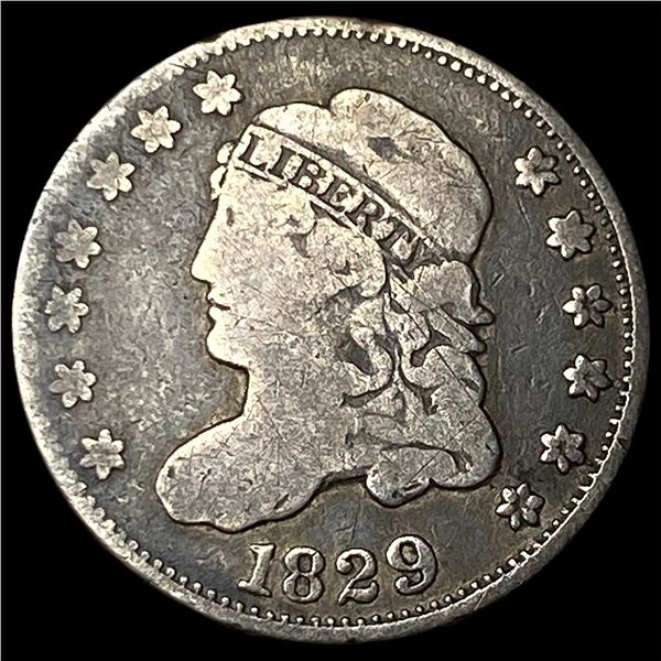 1829 Capped Bust Half Dime NICELY CIRCULATED