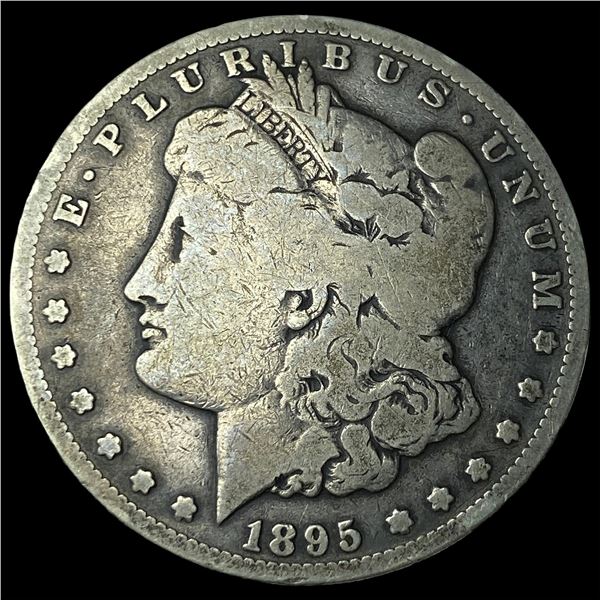 1895-S Silver Morgan Dollar NICELY CIRCULATED