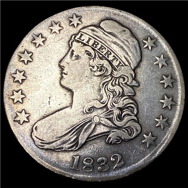 1832 Capped Bust Half Dollar NEARLY  UNCIRCULATED