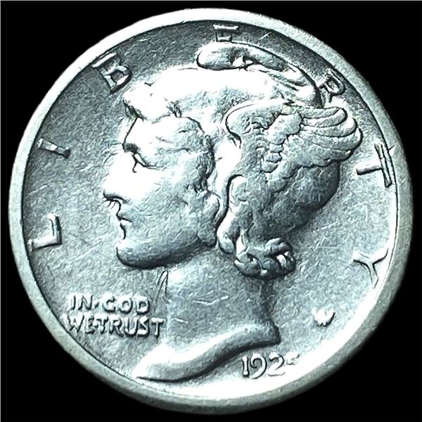 1925-S Silver Mercury Dime CLOSELY  UNCIRCULATED
