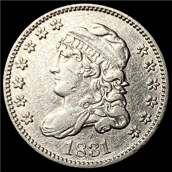 1831 Capped Bust Silver Half Dime CLOSELY  UNCIRCULATED