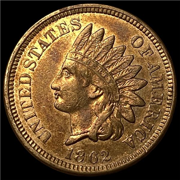 1862 Indian Head Cent CHOICE AU