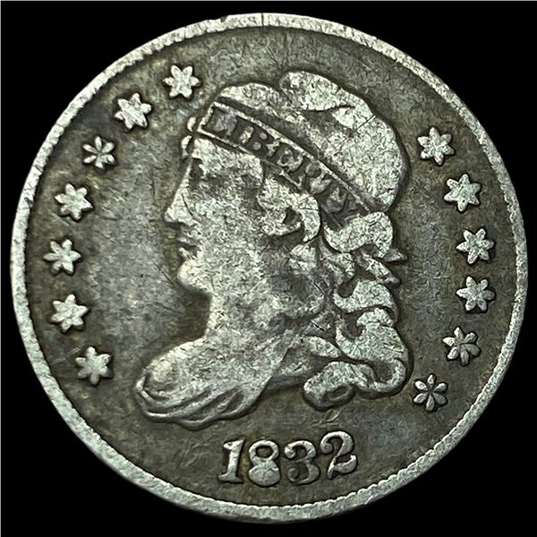 1832 Capped Bust Half Dime LIGHTLY CIRCULATED