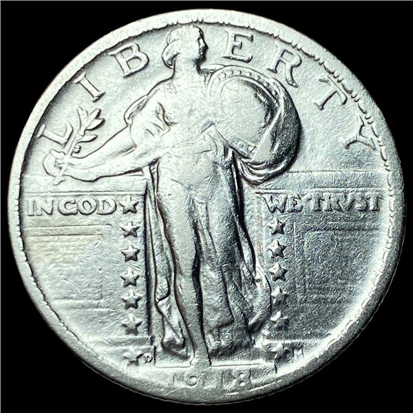 1918-D Standing Liberty Quarter CLOSELY  UNCIRCULATED