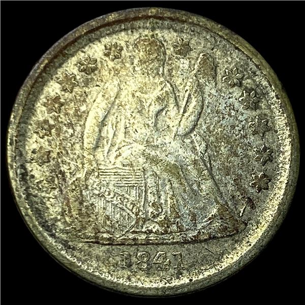 1841-O Silver Seated Liberty Dime LIGHTLY  CIRCULATED