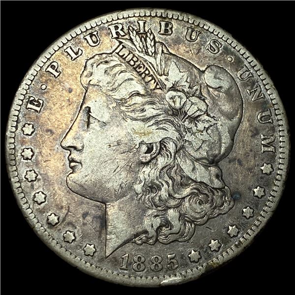 1885-S Silver Morgan Dollar NEARLY  UNCIRCULATED