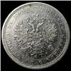 Image 2 : 1877 Russia Silver Rouble CHOICE AU
