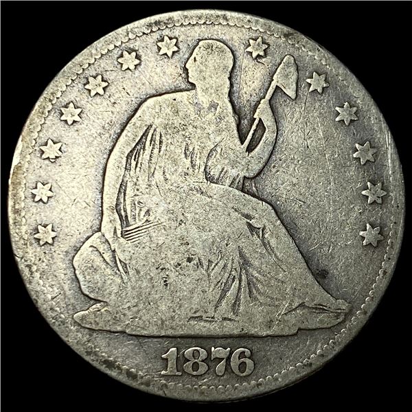 1876 Seated Liberty Half Dollar NICELY  CIRCULATED