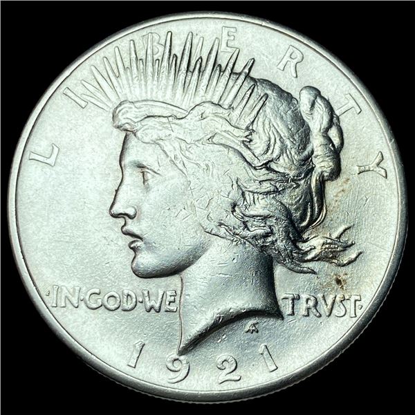 1921 Silver Peace Dollar CLOSELY UNCIRCULATED