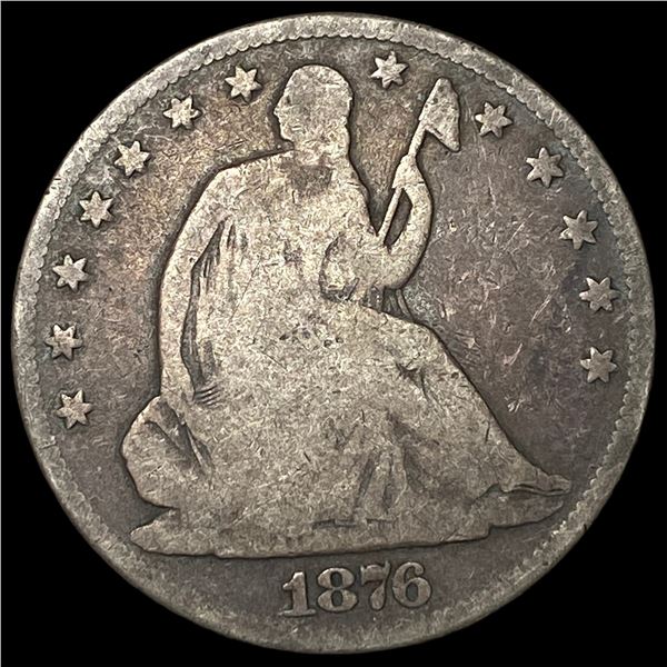 1876 Seated Liberty Half Dollar UNCIRCULATED