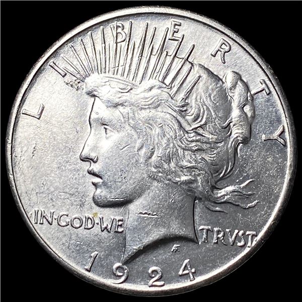 1924-S Silver Peace Dollar CHOICE BU
