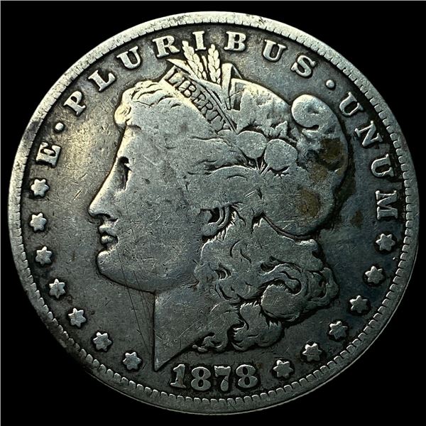 1878 8tf Silver Morgan Dollar LIGHTLY  CIRCULATED