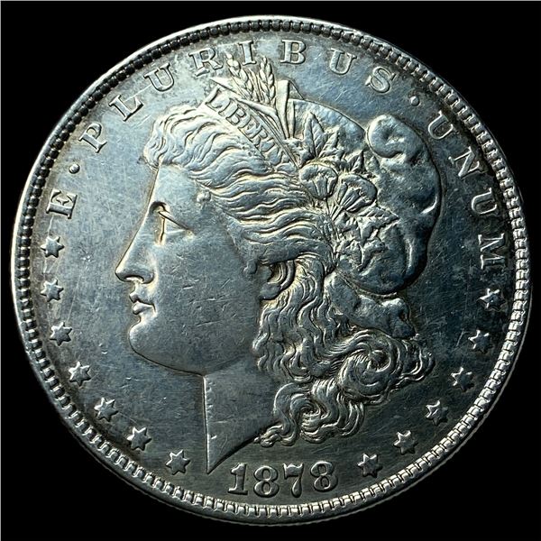 1878 8TF Silver Morgan Dollar CHOICE AU