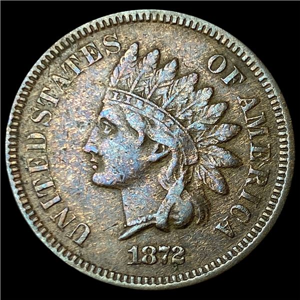 1872 Indian Head Cent CLOSELY UNCIRCULATED