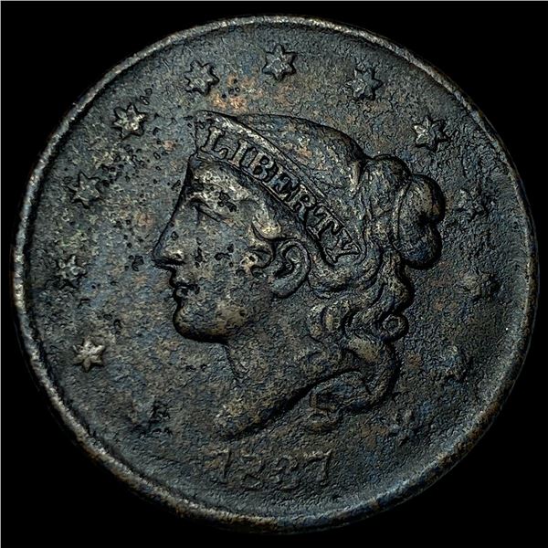 1837 Coronet Head Large Cent LIGHTLY  CIRCULATED