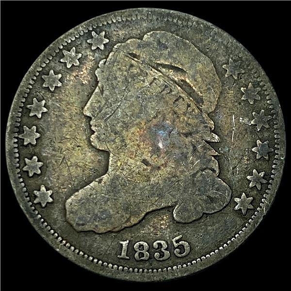 1835 Capped Bust Dime NICELY CIRCULATED