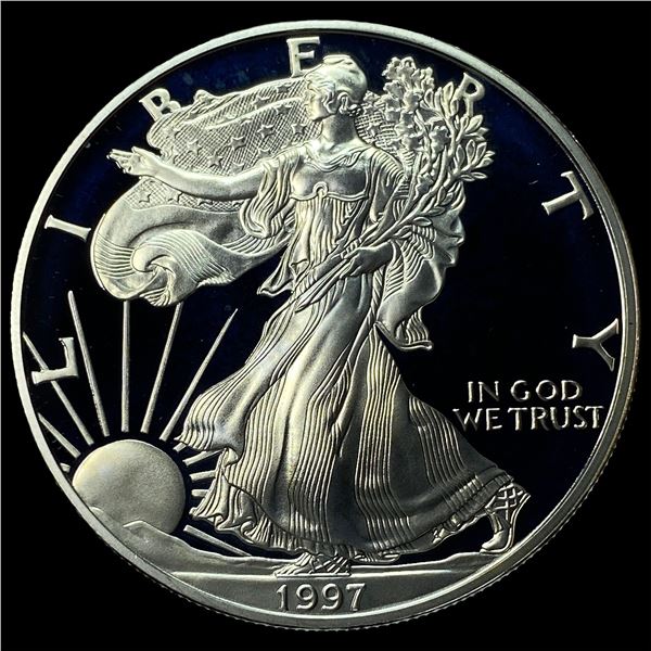 1997-P 1oz Silver American Eagle $1 GEM PROOF