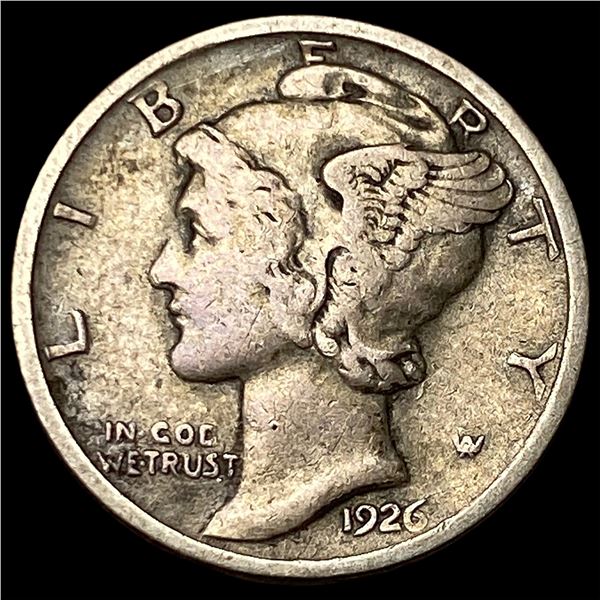 1926-D Silver Mercury Dime NEARLY  UNCIRCULATED