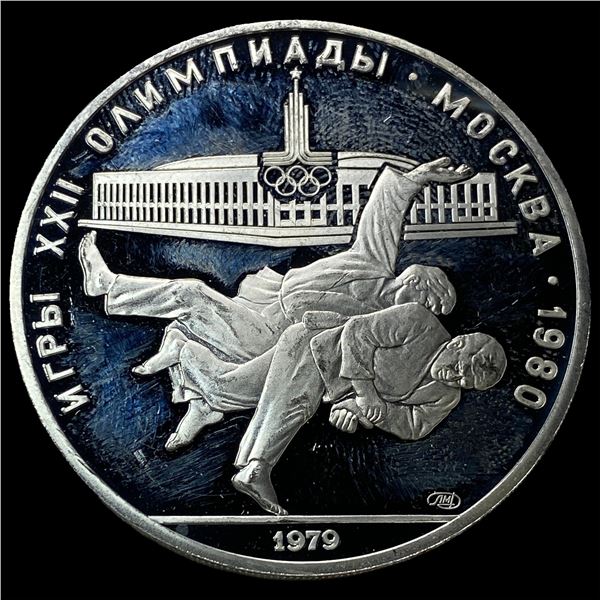 1979 USSR Silver 10 Roubles Olympics CHOICE  PROOF