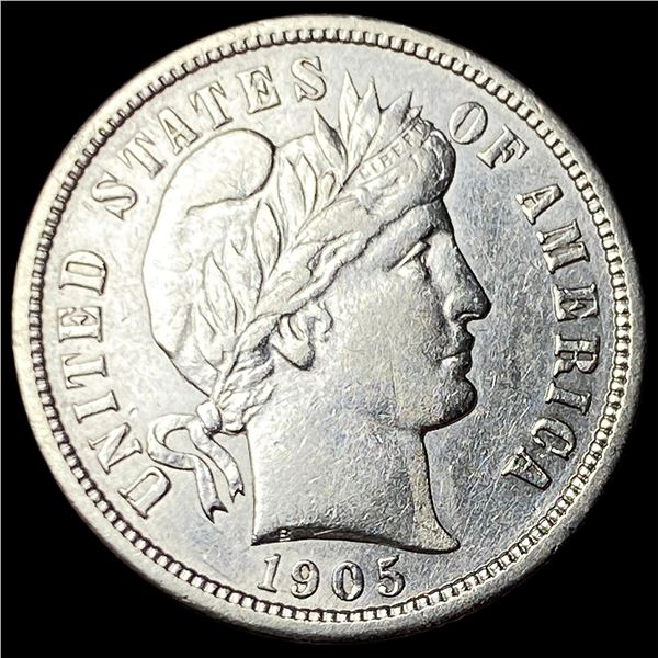 1905-S Silver Barber Dime CLOSELY  UNCIRCULATED