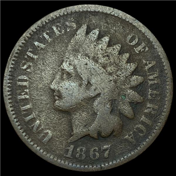 1867 Indian Head Cent LIGHTLY CIRCULATED