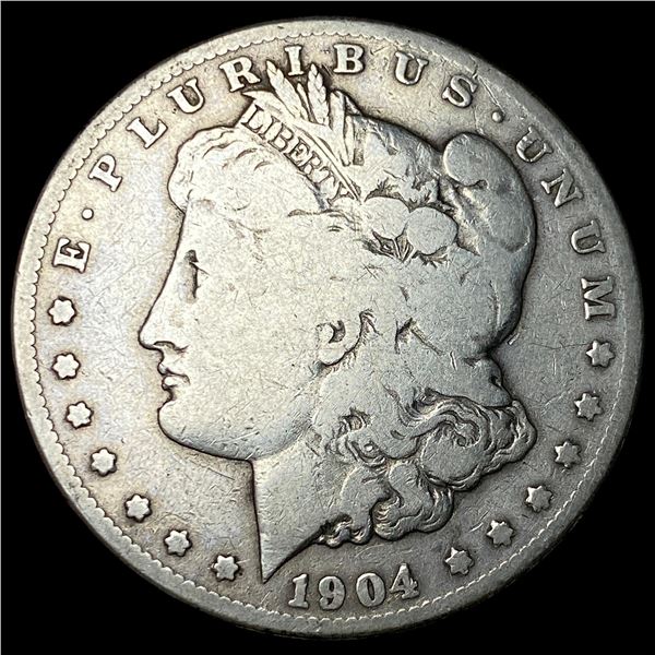 1904-S Silver Morgan Dollar LIGHTLY  CIRCULATED