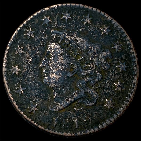 1819 Coronet Head Large Cent NICELY  CIRCULATED