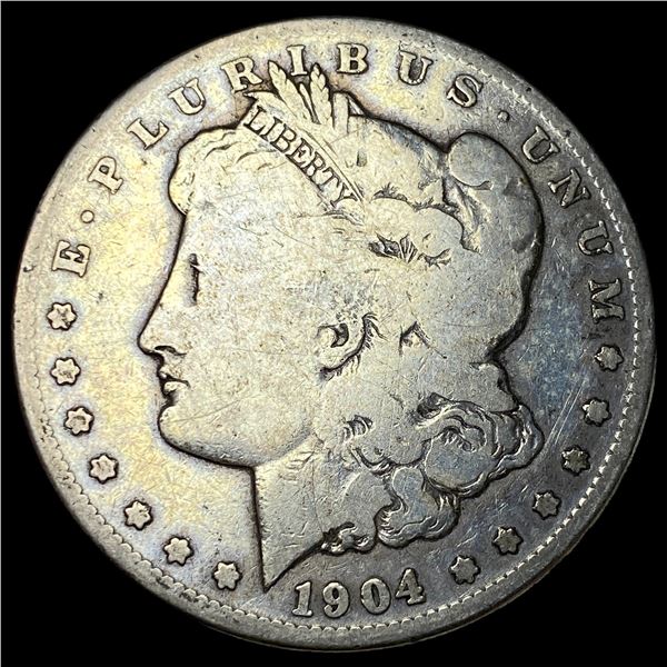 1904-S Silver Morgan Dollar LIGHTLY  CIRCULATED