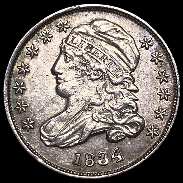 1834 Silver Capped Bust Dime CLOSELY  UNCIRCULATED