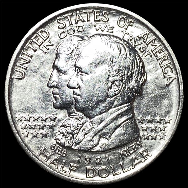 1921 Silver Alabama Half Dollar CLOSELY  UNCIRCULATED
