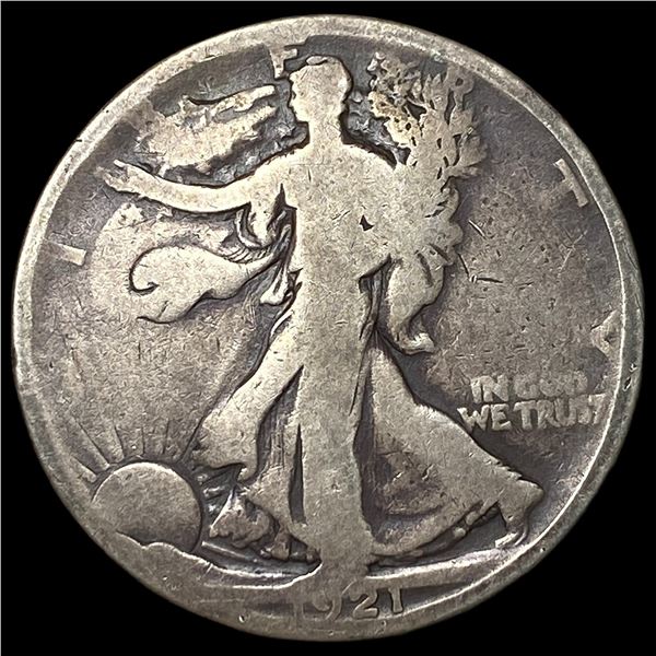 1921-S Silver Walking Liberty Half Dollar  NICELY CIRCULATED
