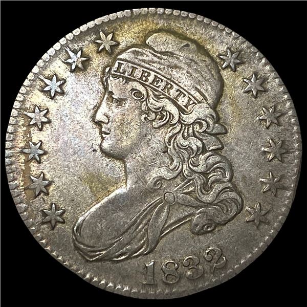 1832 Capped Bust Half Dollar NEARLY  UNCIRCULATED