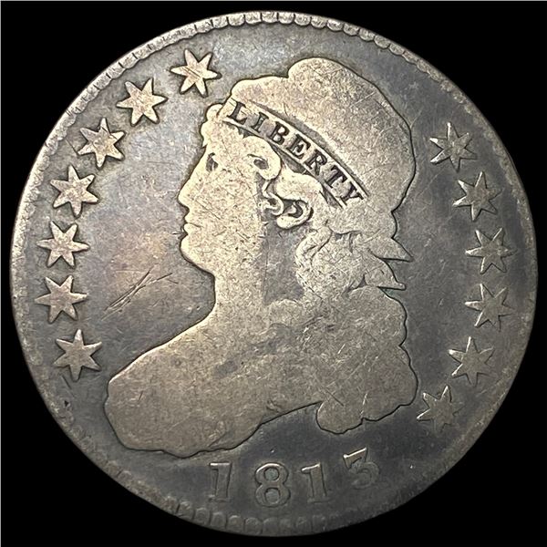 1813 Capped Bust Half Dollar NICELY  CIRCULATED