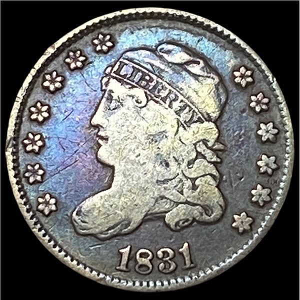 1831 Silver Capped Bust Half Dime NICELY  CIRCULATED
