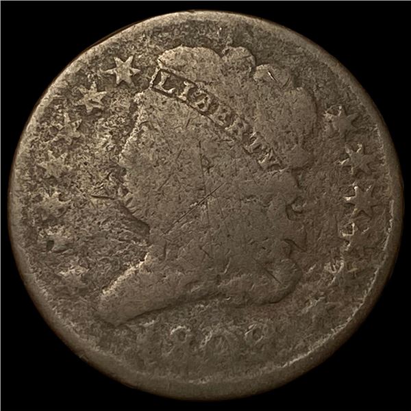 1809 Classic Head Half Cent NICELY CIRCULATED