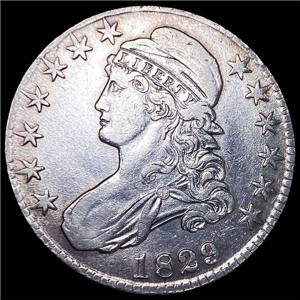 1829 Capped Bust Half Dollar CLOSELY  UNCIRCULATED