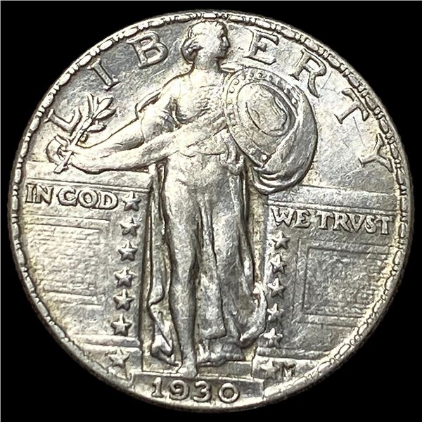 1930 Silver Standing Liberty Quarter CLOSELY  UNCIRCULATED