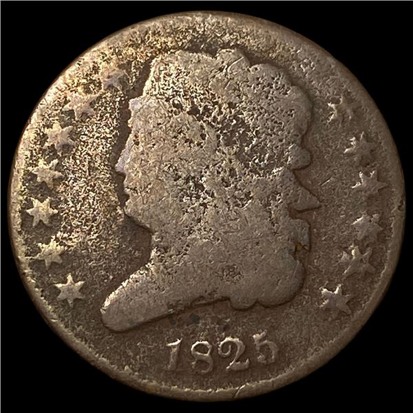 1825 Coronet Head Large Cent NICELY  CIRCULATED