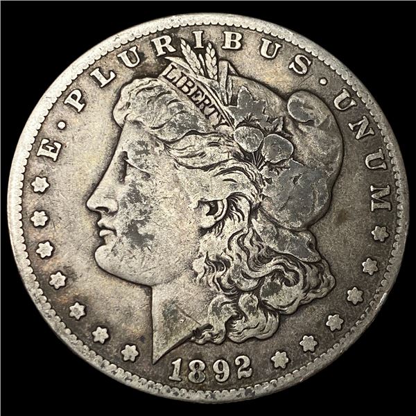 1892-S Silver Morgan Dollar LIGHTLY  CIRCULATED