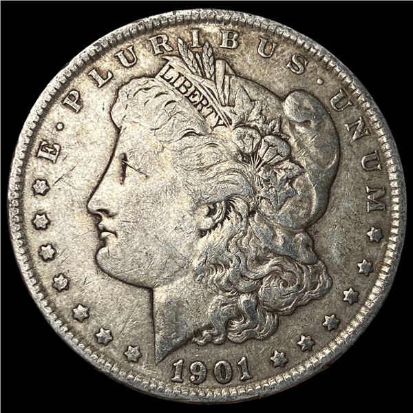 1901 Morgan Silver Dollar NEARLY UNCIRCULATED