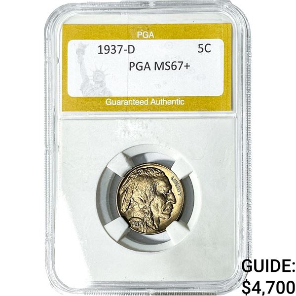 1937-D Buffalo Nickel PGA MS67+