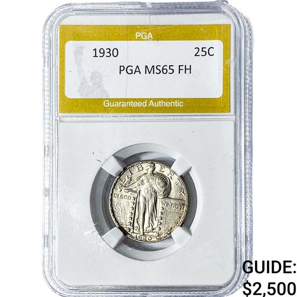 1930 Standing Liberty Quarter PGA MS65 FH
