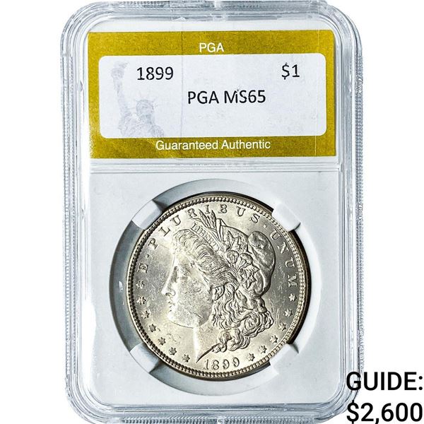 1899 Morgan Silver Dollar PGA MS65