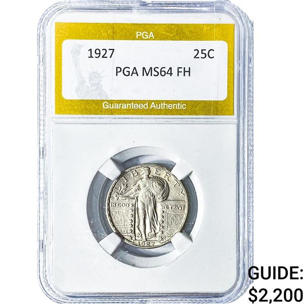 1927 Standing Liberty Quarter PGA MS64 FH