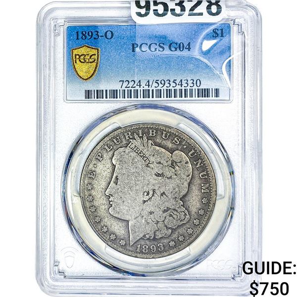1893-O Morgan Silver Dollar PCGS G04