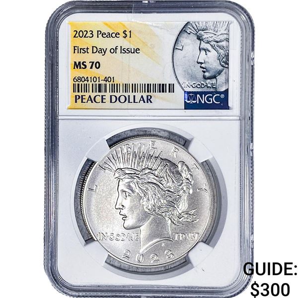2023 Silver Peace Dollar NGC MS70