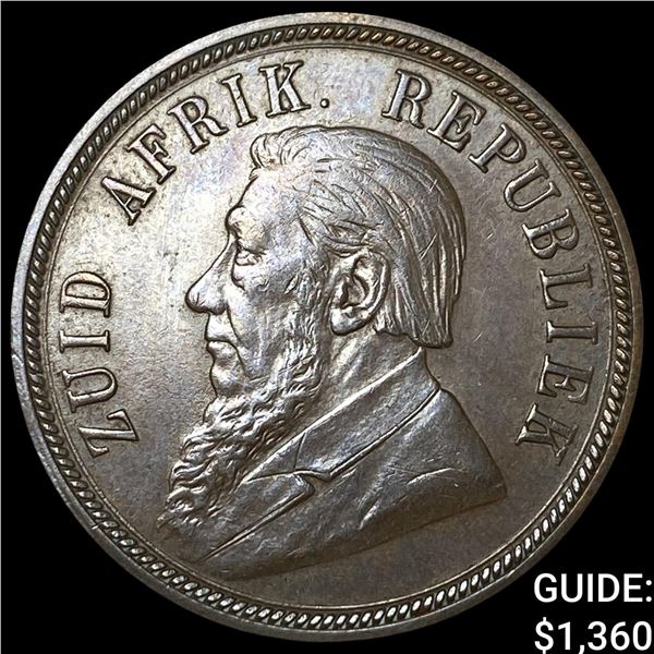1898 South Africa Bronze 1 Penny